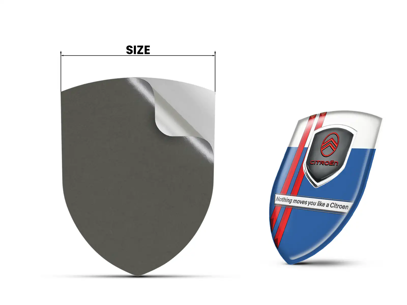 Citroen Waterproof Sticker Label Durable Professional Minimal